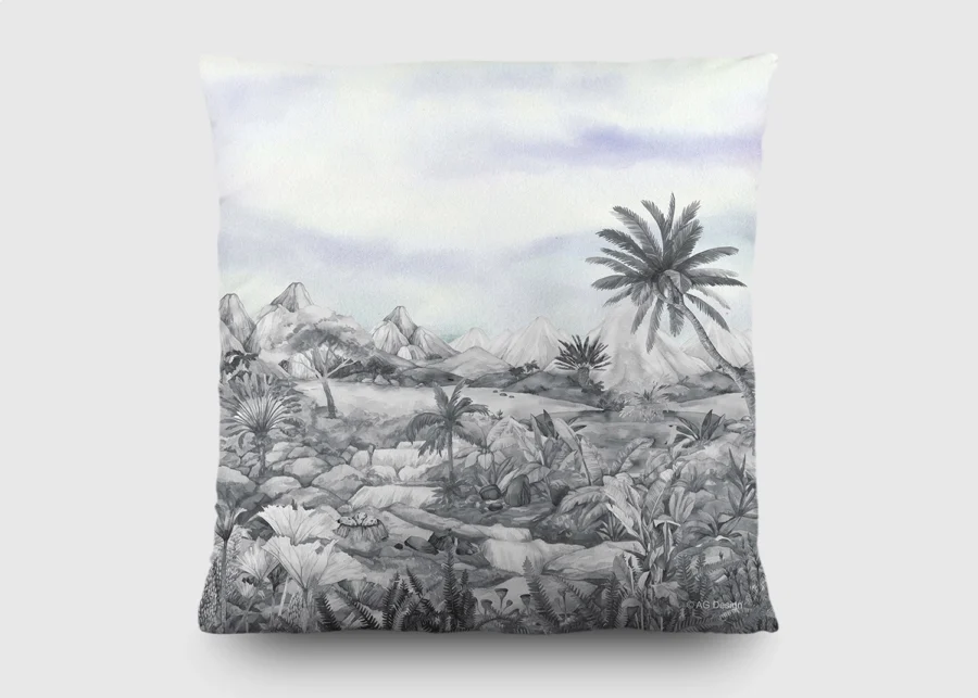 Cushion Dino B/W, 40 x 40 cm, CND 3143 - Image 2