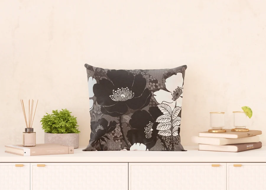 Cushion Peonies Floral, 45 x 45 cm, CN 3621 - Image 5