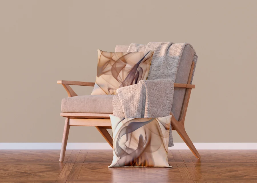 Cushion Beige Smoke, 45 x 45 cm, CN 3625 - Image 4
