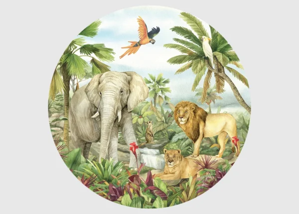 Wall Mural Jungle, 70 x 70 cm, CR 3243