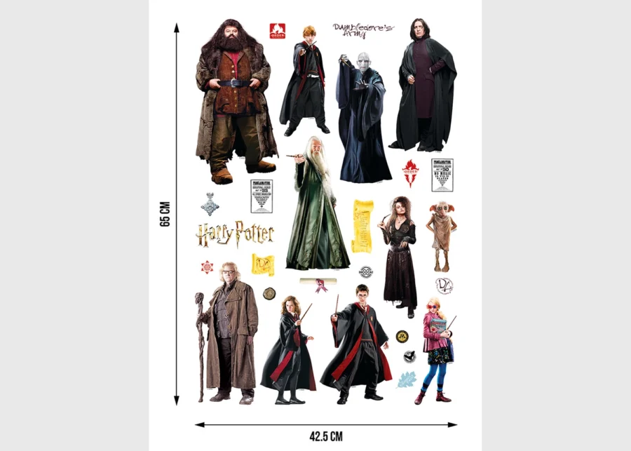 Wall Stickers Harry Potter Dumbledore's Army, 42,5 x 65 cm, DK 1643 - Image 4