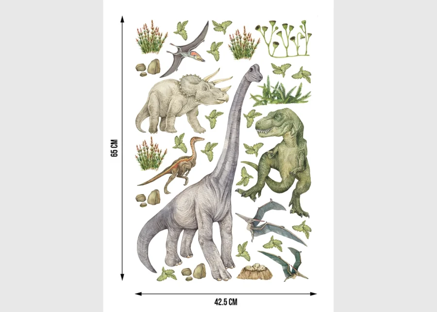 Wall Stickers Dino, 42,5 x 65 cm, DK 1747 - Image 3