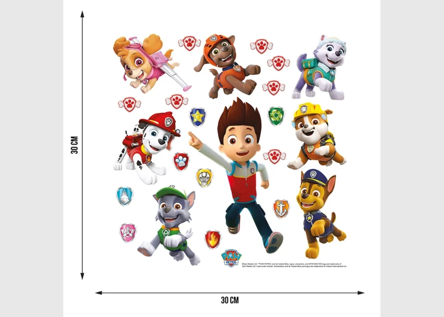 Wall Stickers Paw Patrol Team, 30 x 30 cm, DKS 3816 - Image 3