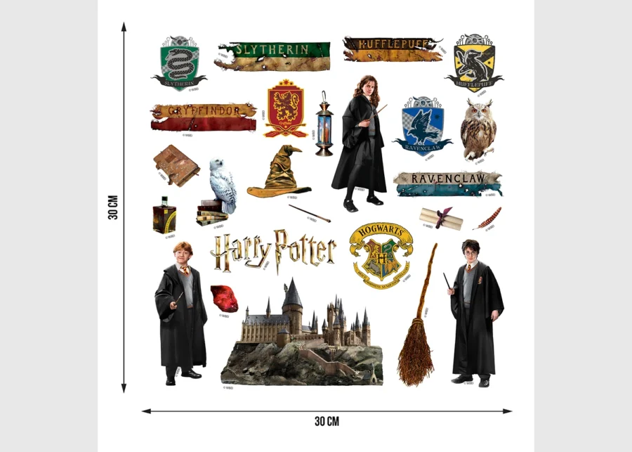 Wall Stickers Harry Potter Hogwarts, 30 x 30 cm, DKS 3837 - Image 5