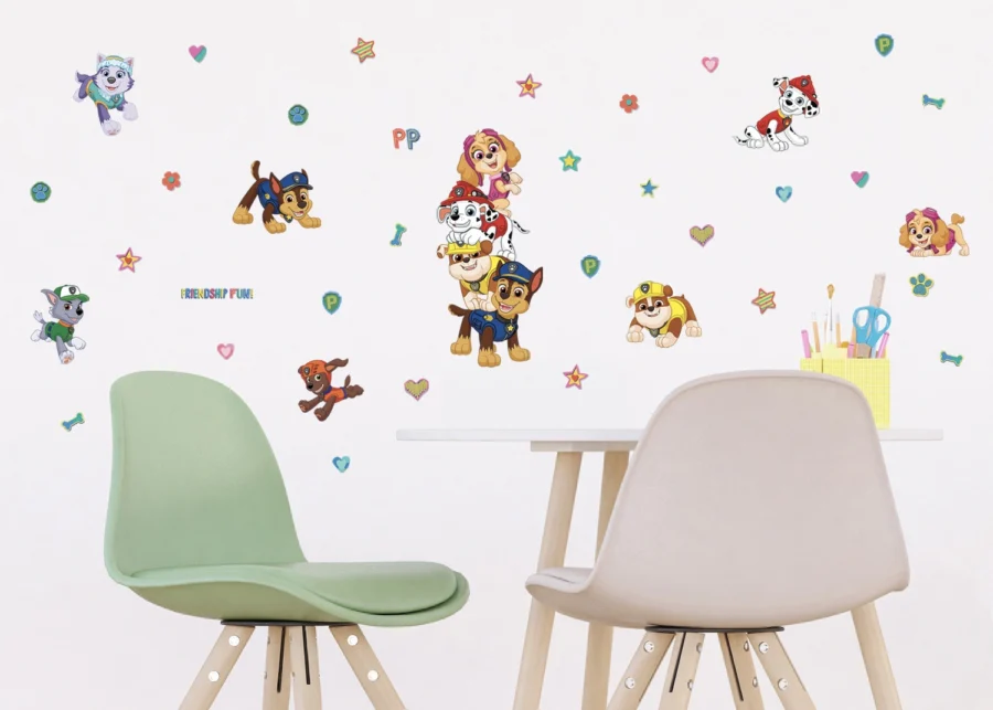 Wall Stickers Paw Patrol Friendship Fun, 30 x 30 cm, DKS 3841 - Image 2