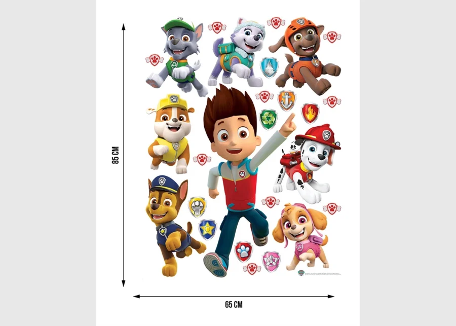Wall Stickers Paw Patrol, 65 x 85 cm, DK 2323 - Image 4