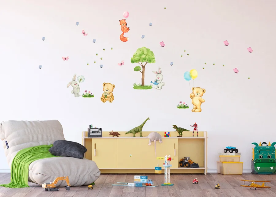 Wall Stickers Cute Bears, 65 x 85 cm, DK 2333 - Image 3