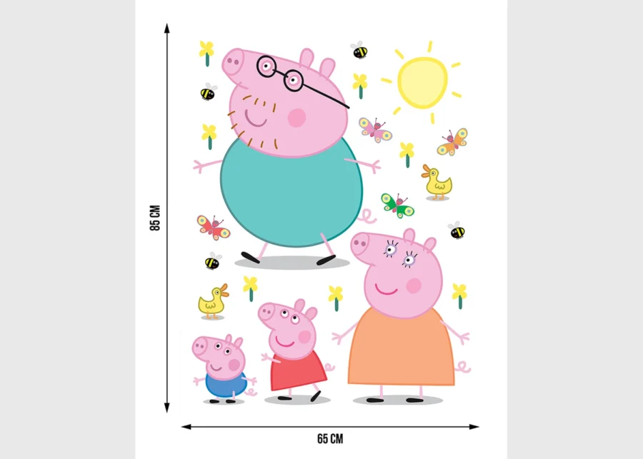 Wall Stickers Peppa Pig Classic, 65 x 85 cm, DK 2341 - Image 4