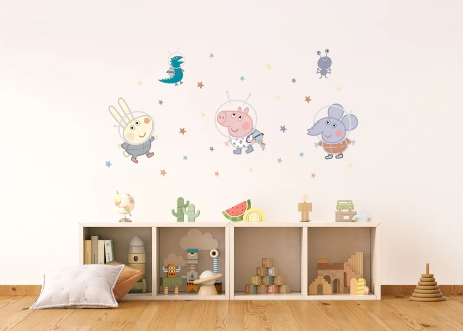 Wall Stickers Peppa Pig in Space, 65 x 85 cm, DK 2345 - Image 2