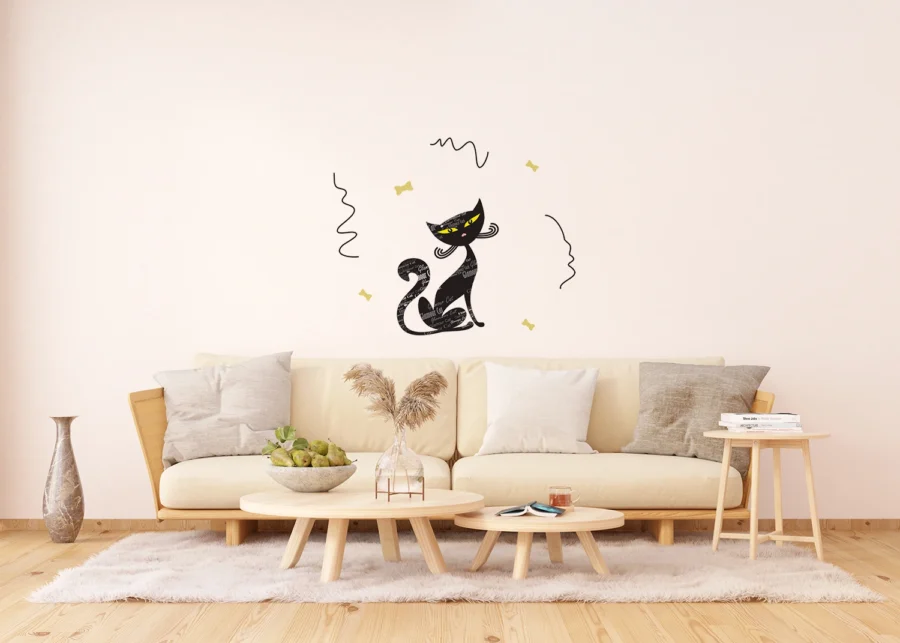 Wall Stickers GlaMour Cat Boy, 65 x 85 cm, E 0421 - Image 4