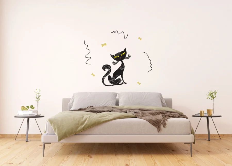 Wall Stickers GlaMour Cat Boy, 65 x 85 cm, E 0421 - Image 3