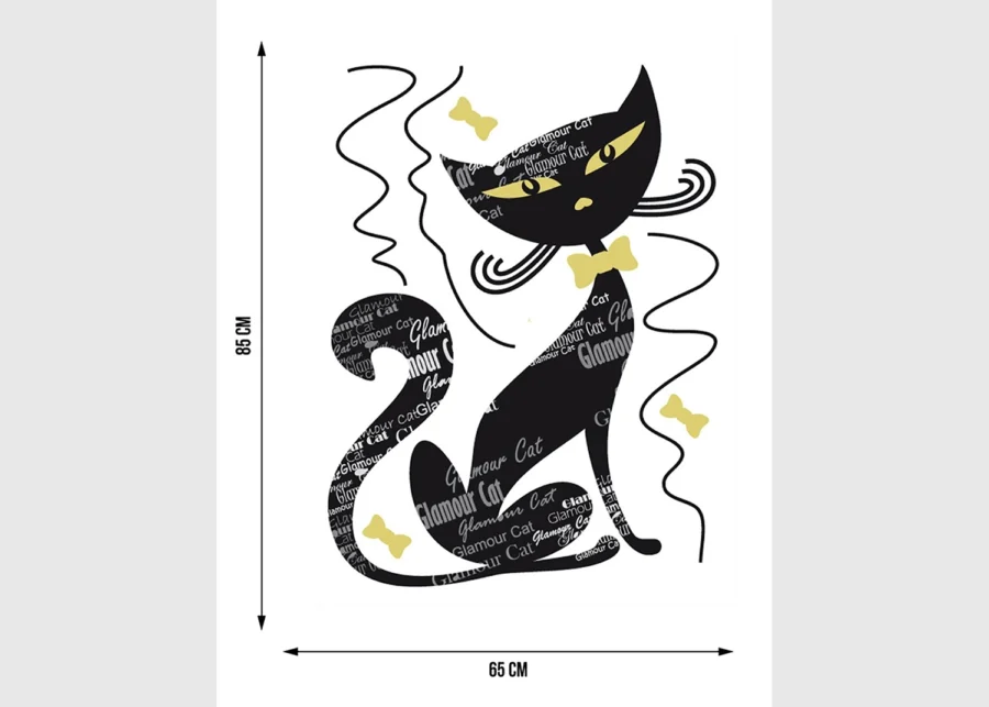 Wall Stickers GlaMour Cat Boy, 65 x 85 cm, E 0421 - Image 6