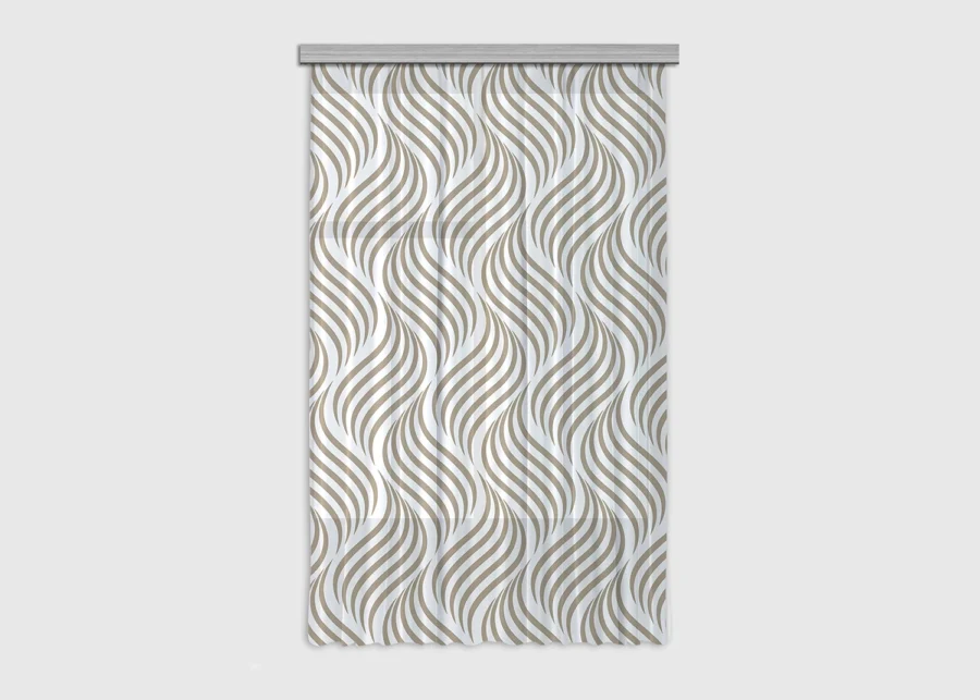 Curtain Beige Ornament, 140 x 245 cm, FCPL 6532