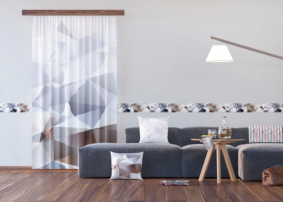 Dekorativní závěs Abstrakce | 140 x 245 cm | FCPL 6581
