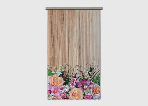 Curtain Wood Floral, 140 x 245 cm, FCPL 6588