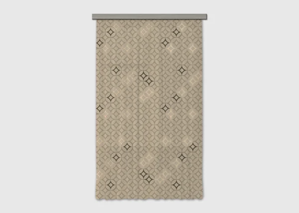 Curtain Abstraction on Brown, 140 x 245 cm, FCPL 6593