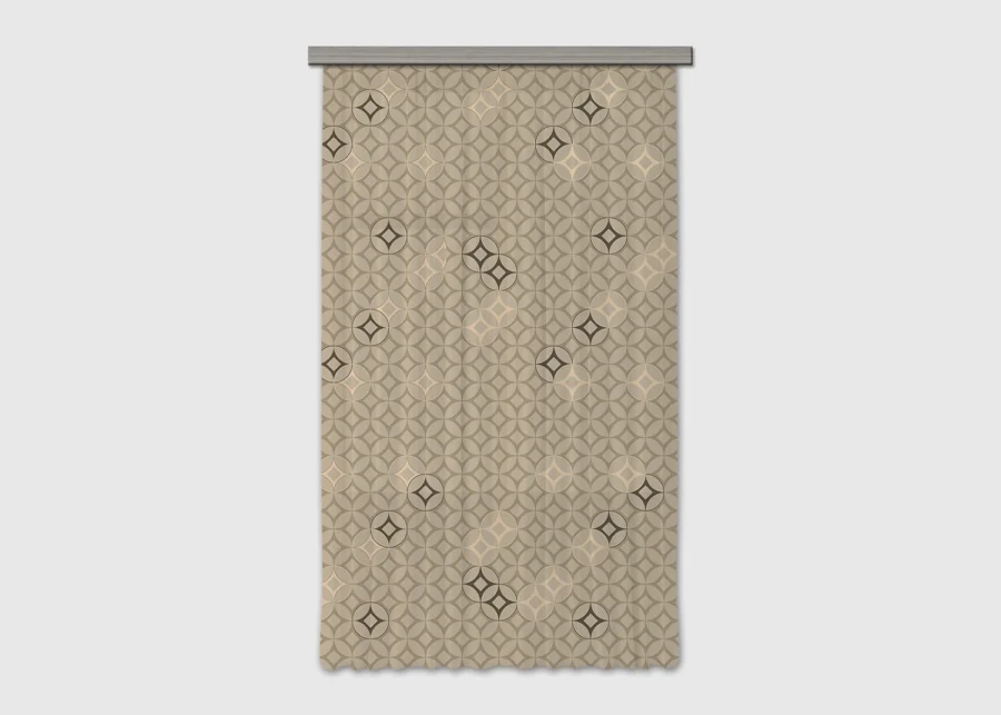 Curtain Abstraction on Brown, 140 x 245 cm, FCPL 6593