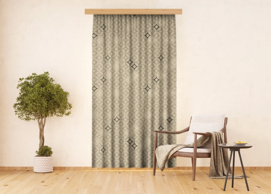 Curtain Abstraction on Brown, 140 x 245 cm, FCSL 7593 - Image 2