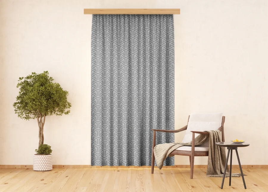 Curtain Abstraction on Grey, 140 x 245 cm, FCSL 7594 - Image 3