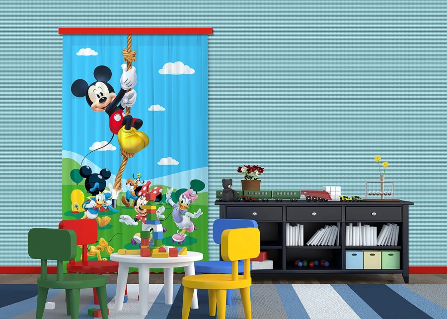 Curtain Mickey Mouse | 140 x 245 cm | FCSL 7106 - Image 3