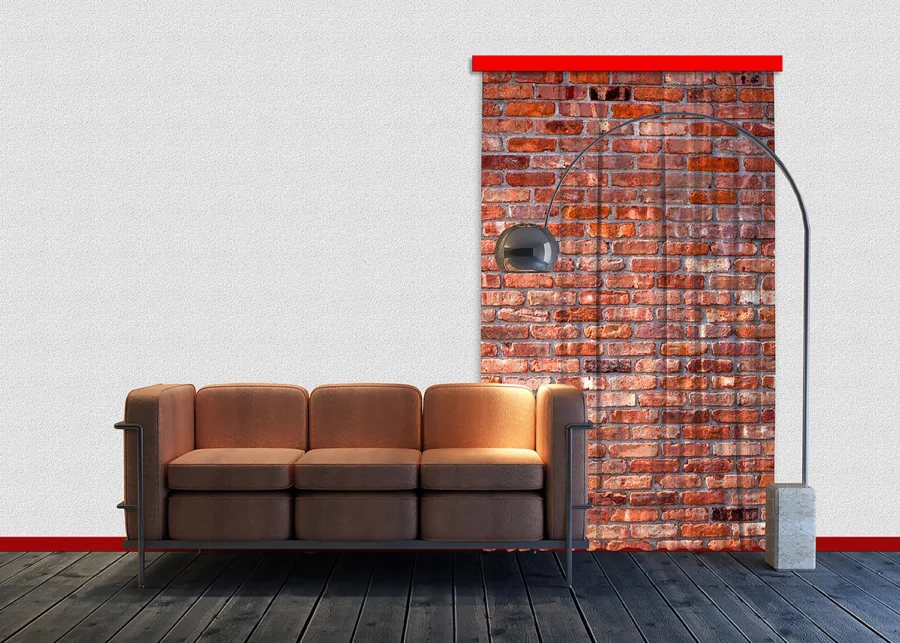 Curtain Brick Wall, 140 x 245 cm, FCSL 7501 - Image 3