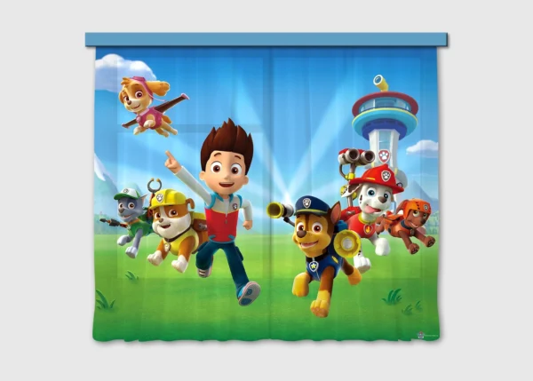 Curtain Paw Patrol Rush to Rescue, 180 x 160 cm, FCSXL 4389