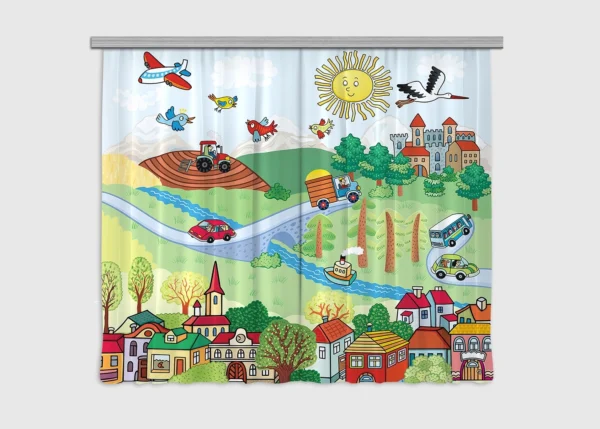 Curtain Countryside, 180 x 160 cm, FCSXL 4803