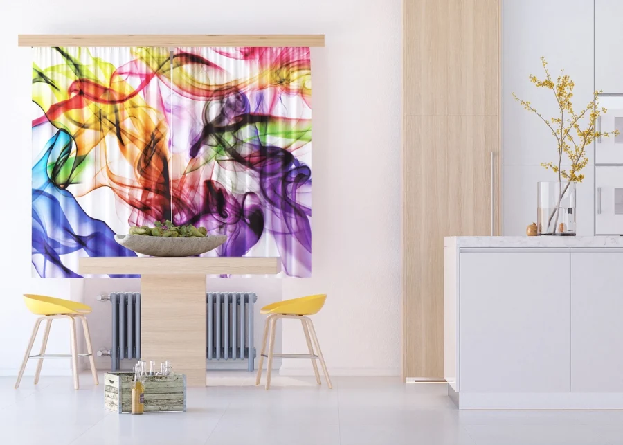 Curtain Colorful Smoke, 180 x 160 cm, FCSXL 4821 - Image 2
