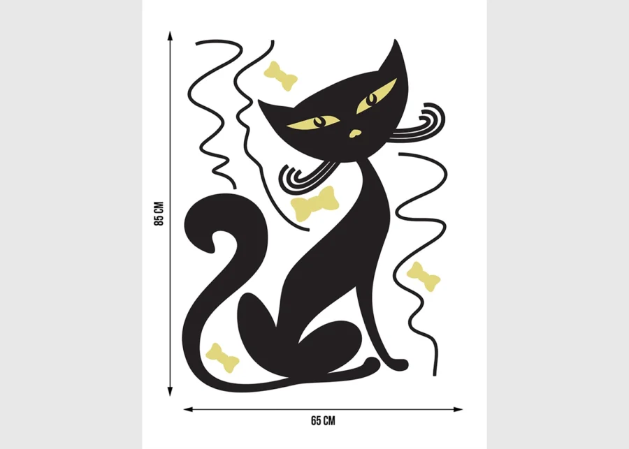 Wall Stickers Cat, 65 x 85 cm, FL 0415 - Image 5