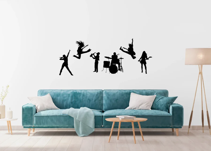 Wall Stickers Rock n Roll Flock, 65 x 85 cm, FL 1014 - Image 2