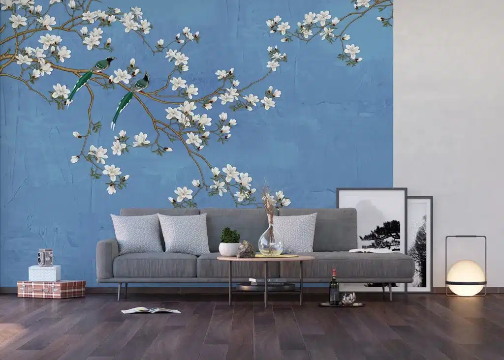 Custom Size Wall Mural Touch oFSakura | Premium Non-Woven Wallpaper | FT5P3035 2