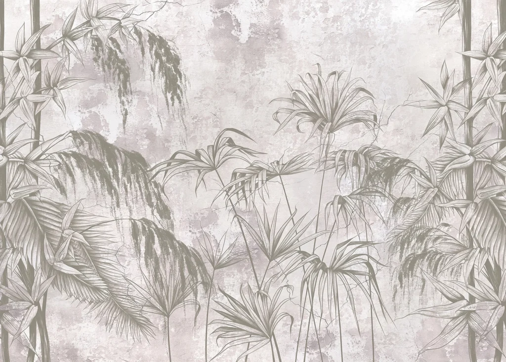 Wall Mural Concrete Tropics, 375 x 270 cm, FT5P 3037