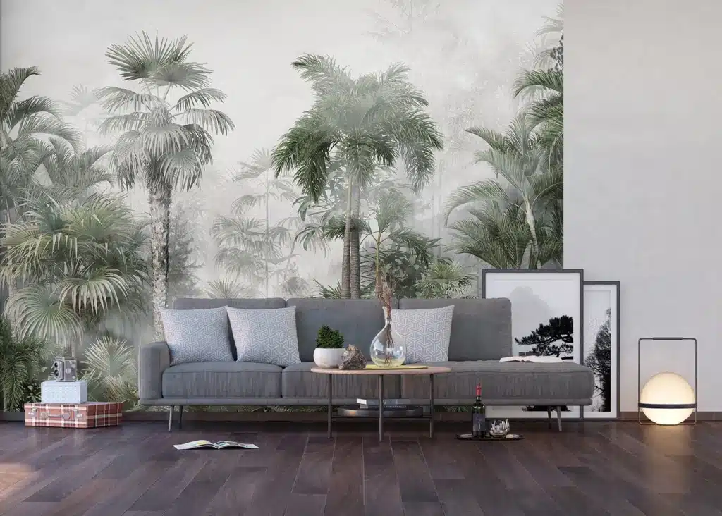 Custom Size Wall Mural Tropical Forest | Premium Non-Woven Wallpaper | FT5P3039 5