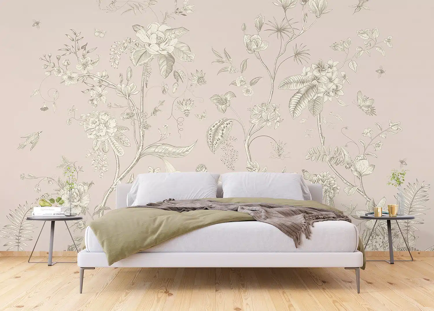 Wall Mural Floral Abstraction, 375 x 270 cm, FT5P 3043 3