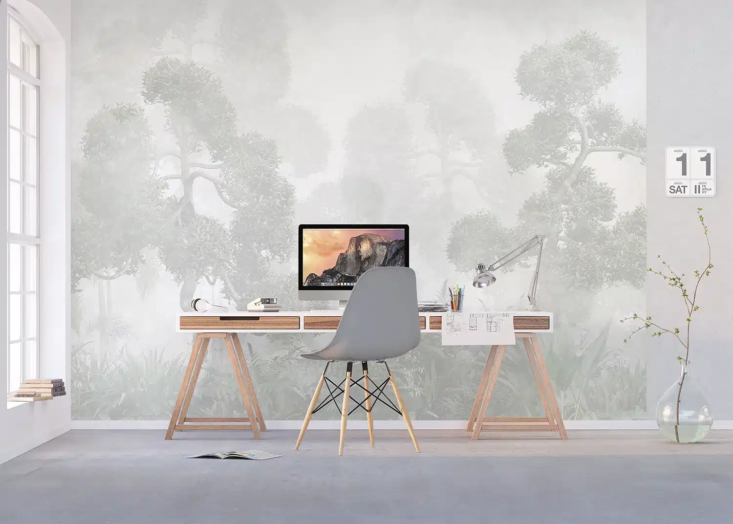 Custom Size Wall Mural Asian Garden | Premium Non-Woven Wallpaper | FT5P3075 2