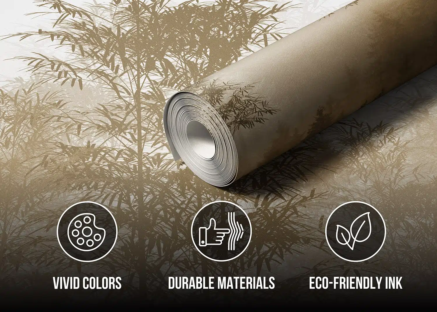 Custom Size Wall Mural Sepia Forest | Premium Non-Woven Wallpaper | FT5P3077 6