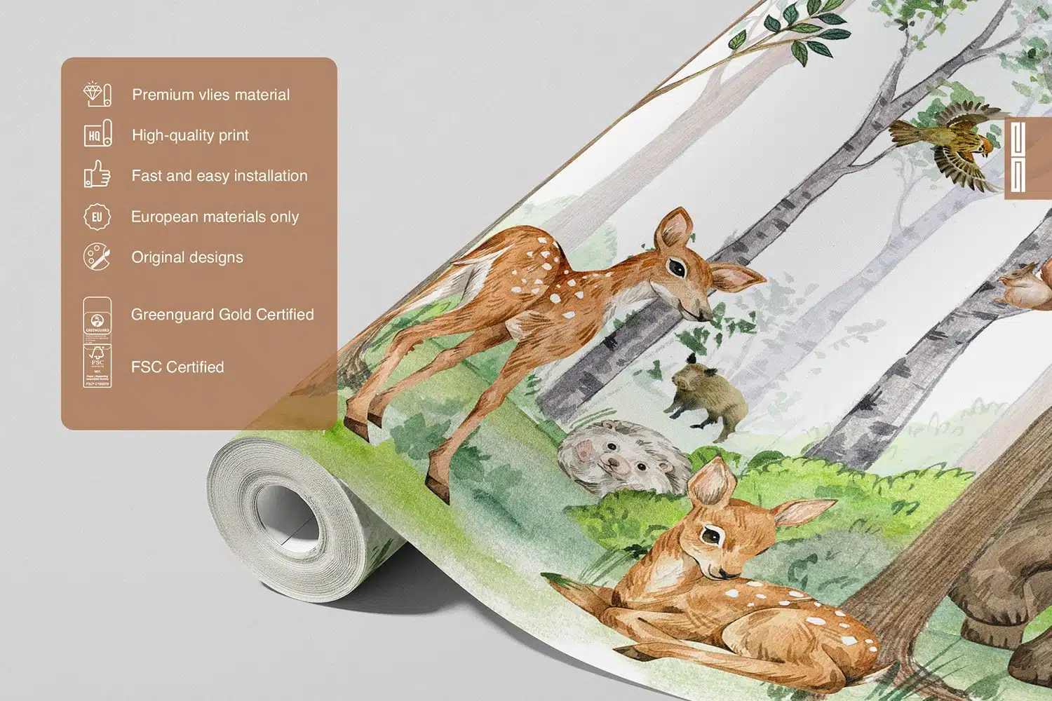 Custom Size Wall Mural Wild Life | Premium Non-Woven Wallpaper | FT5P3093 4