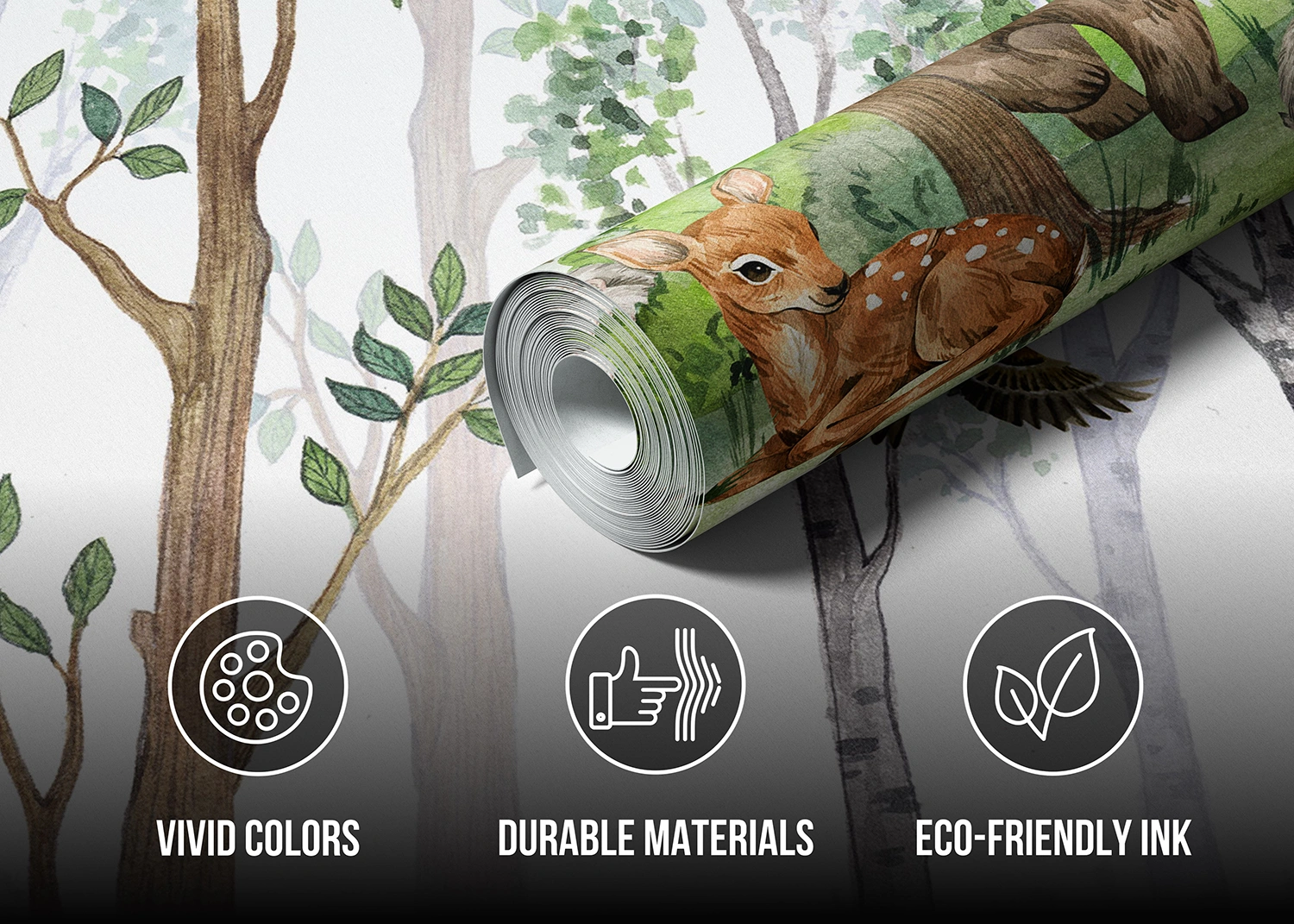 Custom Size Wall Mural Wild Life | Premium Non-Woven Wallpaper | FT5P3093 3