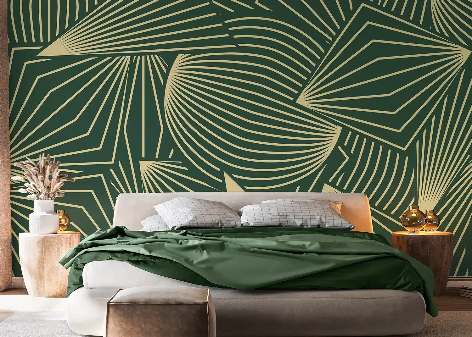 Wall Mural Golden Figures, 375 x 270 cm, FT5P 352007 2