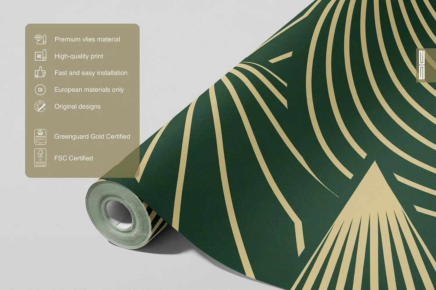 Wall Mural Golden Figures, 375 x 270 cm, FT5P 352007 6