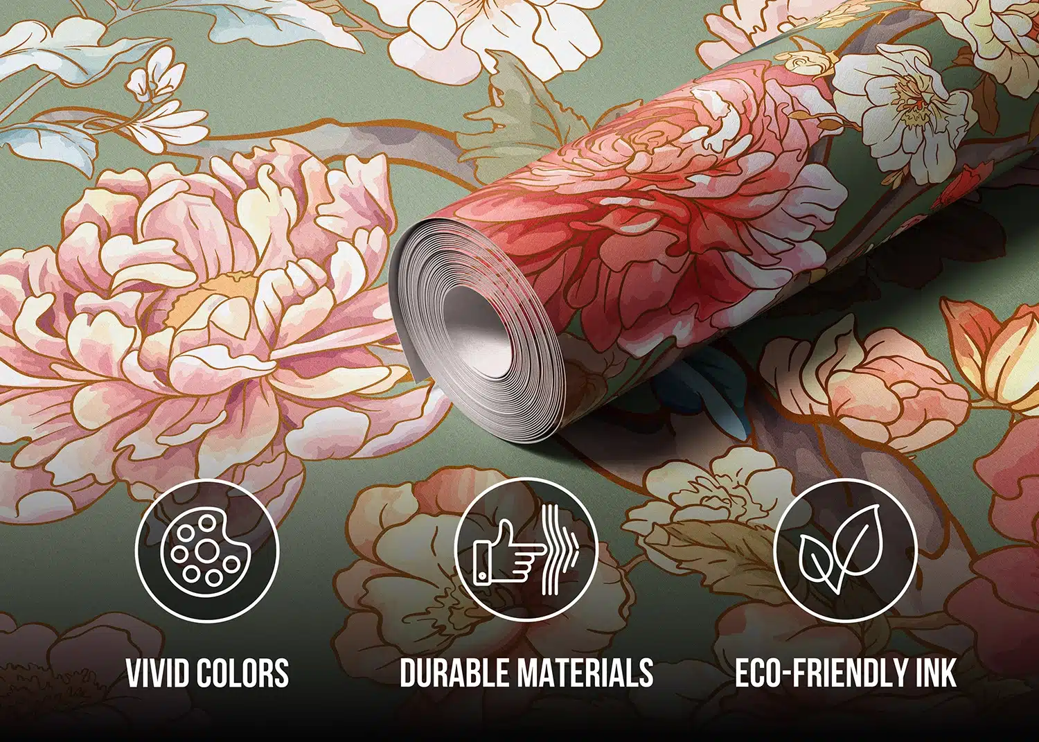 Custom Size Wall Mural Blossom Trees | Premium Non-Woven Wallpaper | FT5P352021 5