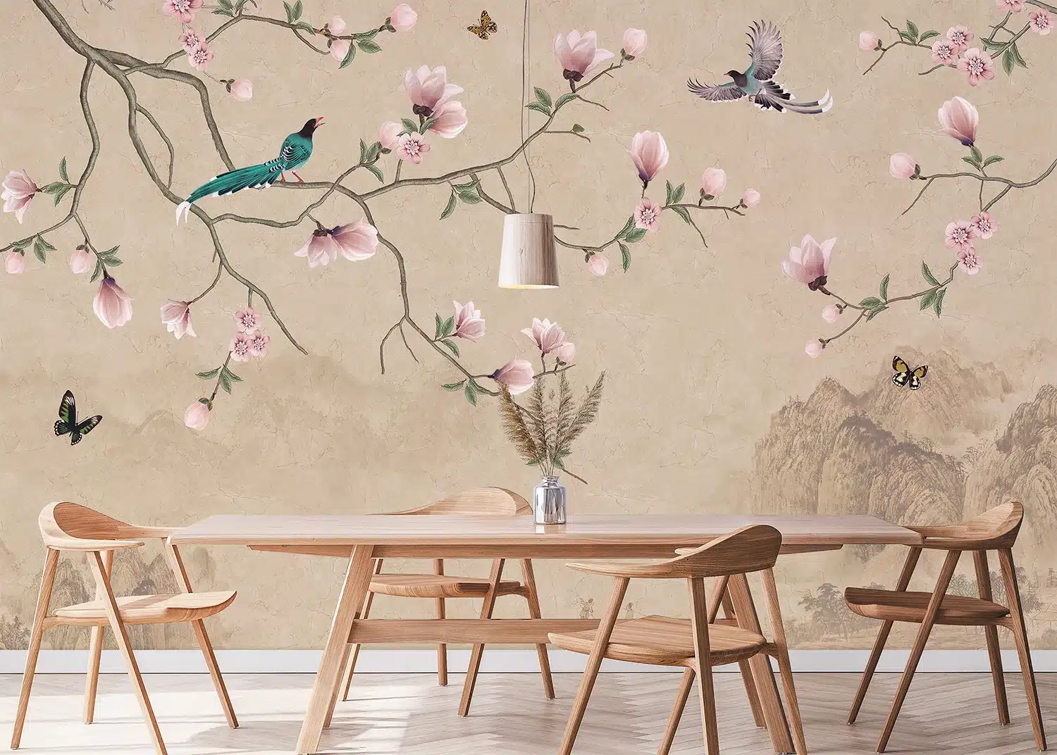 Custom Size Wall Mural Chinese Scenery | Premium Non-Woven Wallpaper | FT5P352023 4