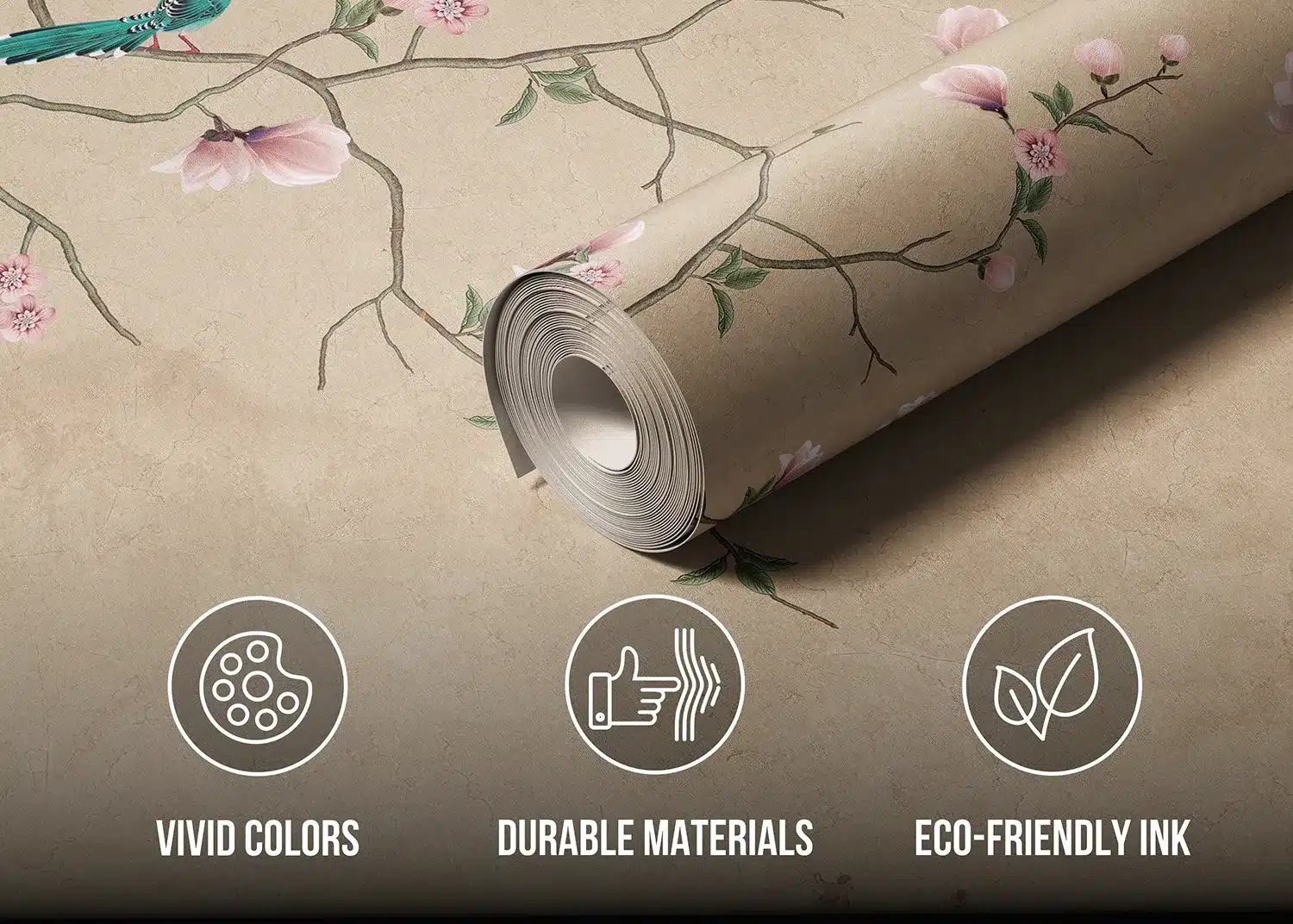 Custom Size Wall Mural Chinese Scenery | Premium Non-Woven Wallpaper | FT5P352023 5