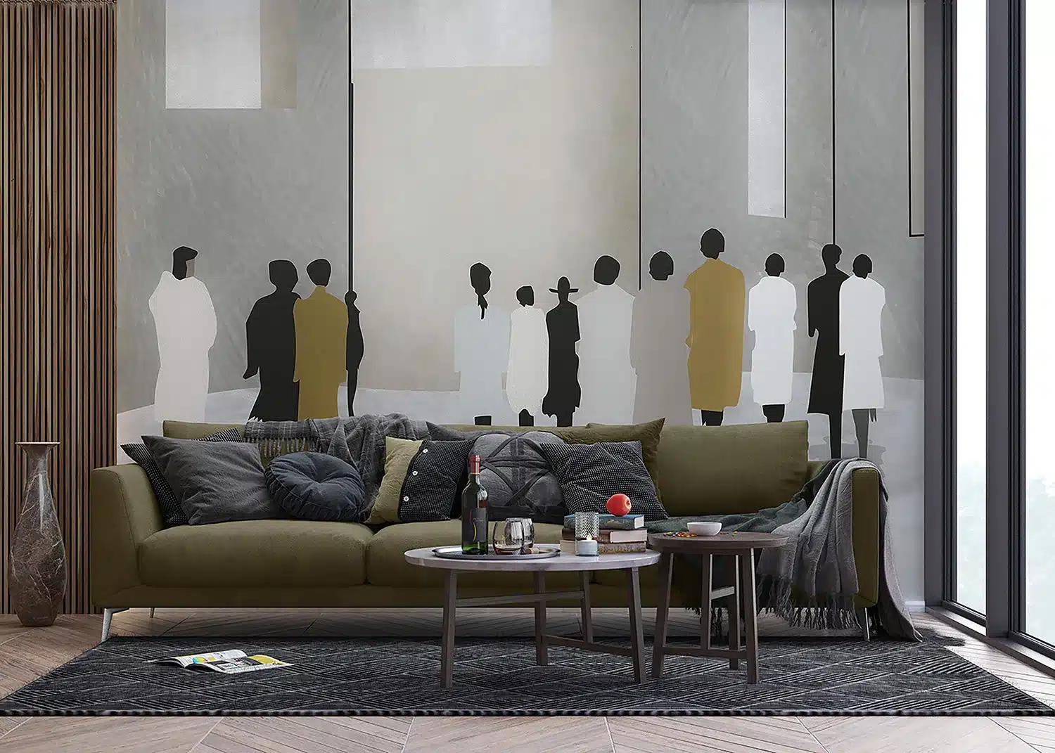 Drawn People | Made-to-Measure Wallpaper | Wallever | FT5P 352045 4
