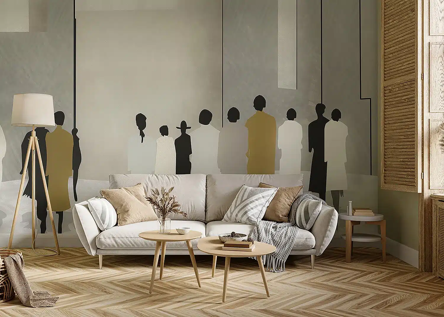 Drawn People | Made-to-Measure Wallpaper | Wallever | FT5P 352045 2