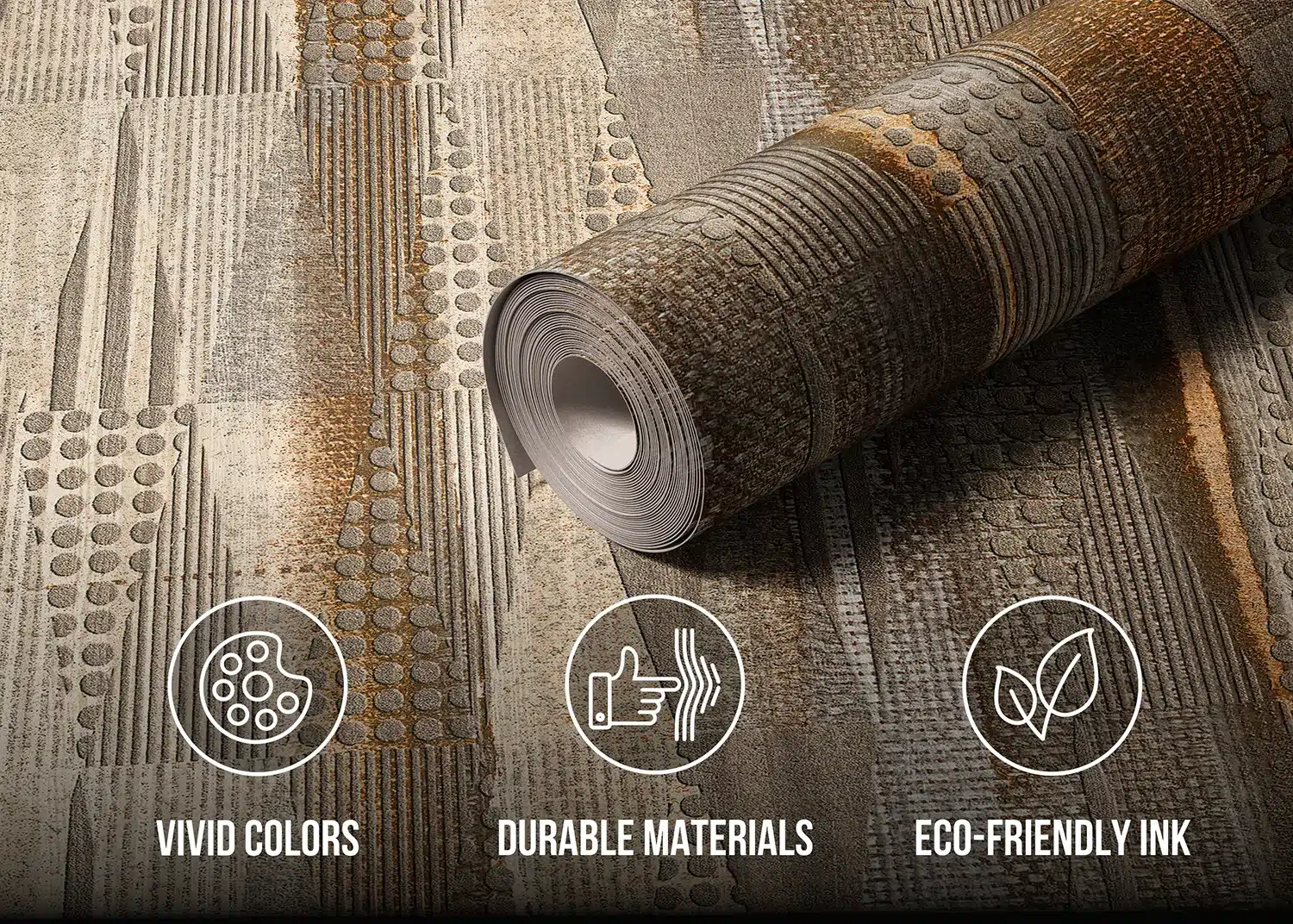 Custom Size Wall Mural Royal Grunge | Premium Non-Woven Wallpaper | FT5P352047 2