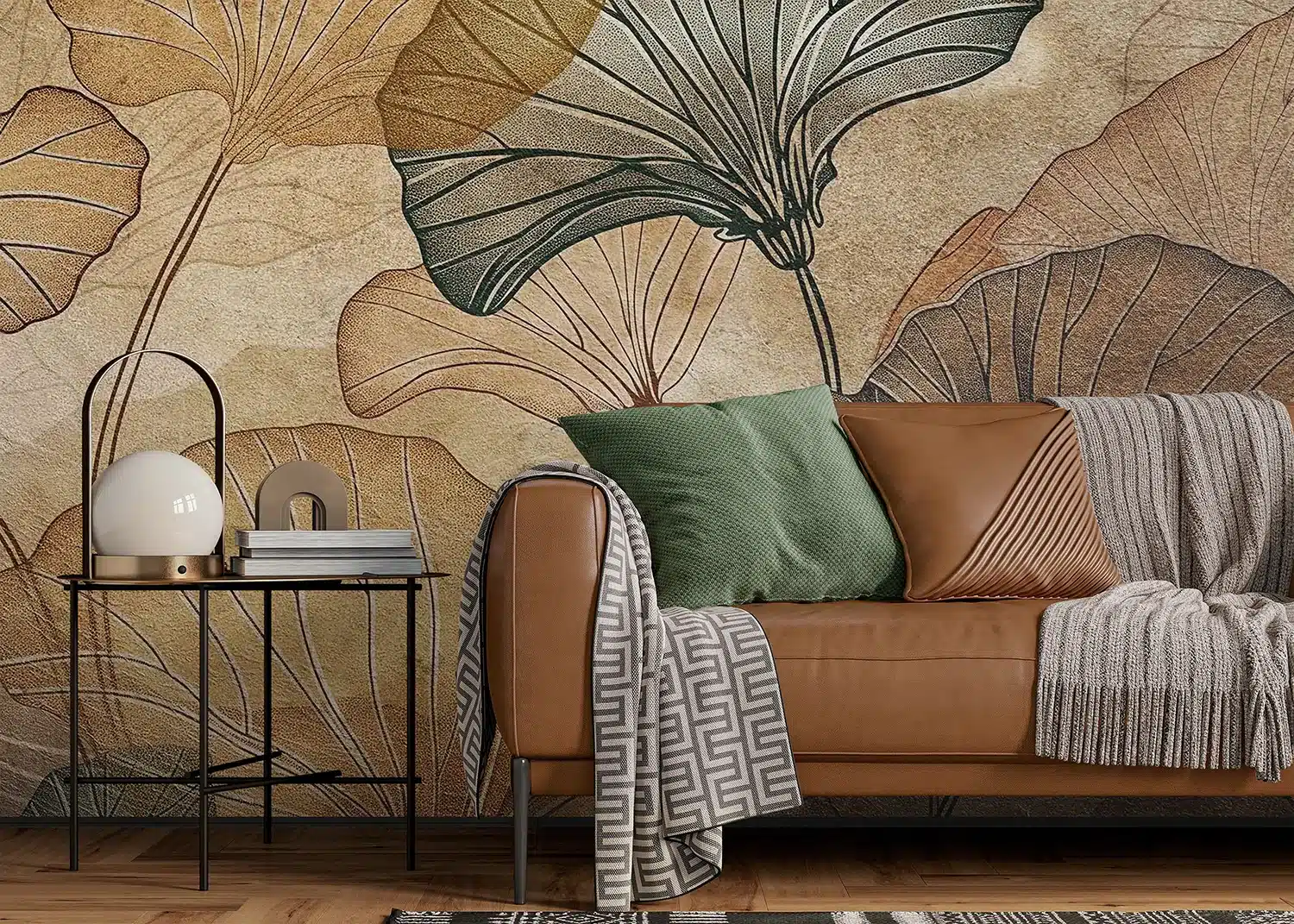 Custom Size Wall Mural Nostalgic Tropics | Premium Non-Woven Wallpaper | FT5P352119 5