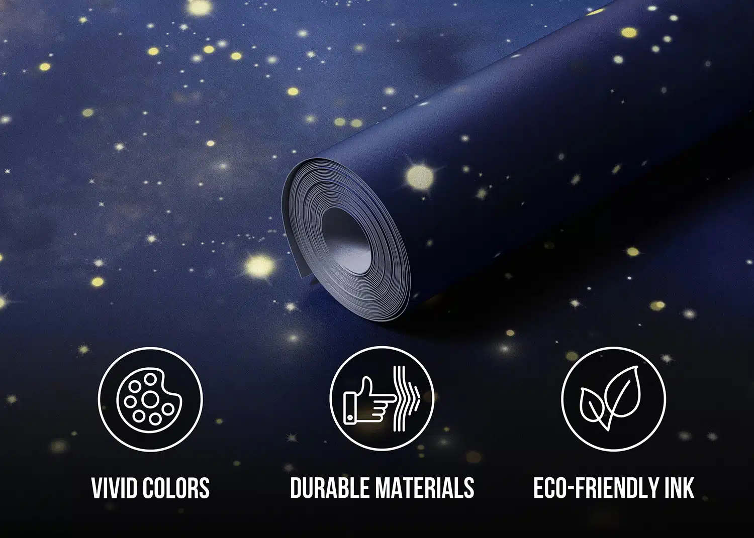 Custom Size Wall Mural Night Sky | Premium Non-Woven Wallpaper | FT5P352151 4