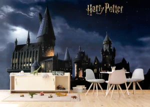 Dětská vliesová fototapeta na zed' Harry Potter Bradavice | 375 x 270 cm | FT5P 352183
