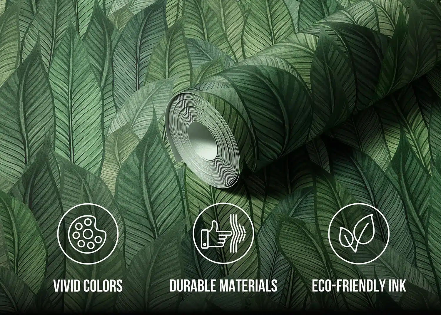 Custom Size Wall Mural Dense Lush | Premium Non-Woven Wallpaper | FT5P352223 3